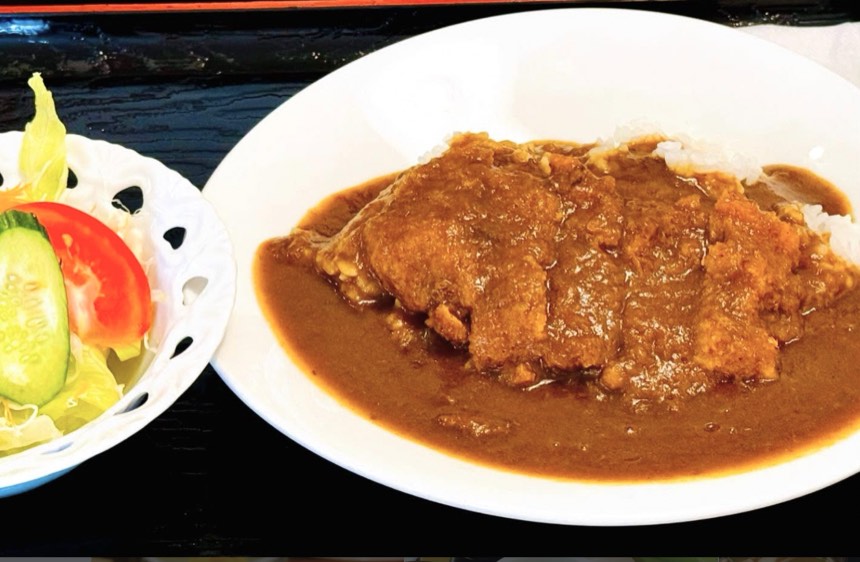 食事の店 べんけいのデミカツ丼(一例)