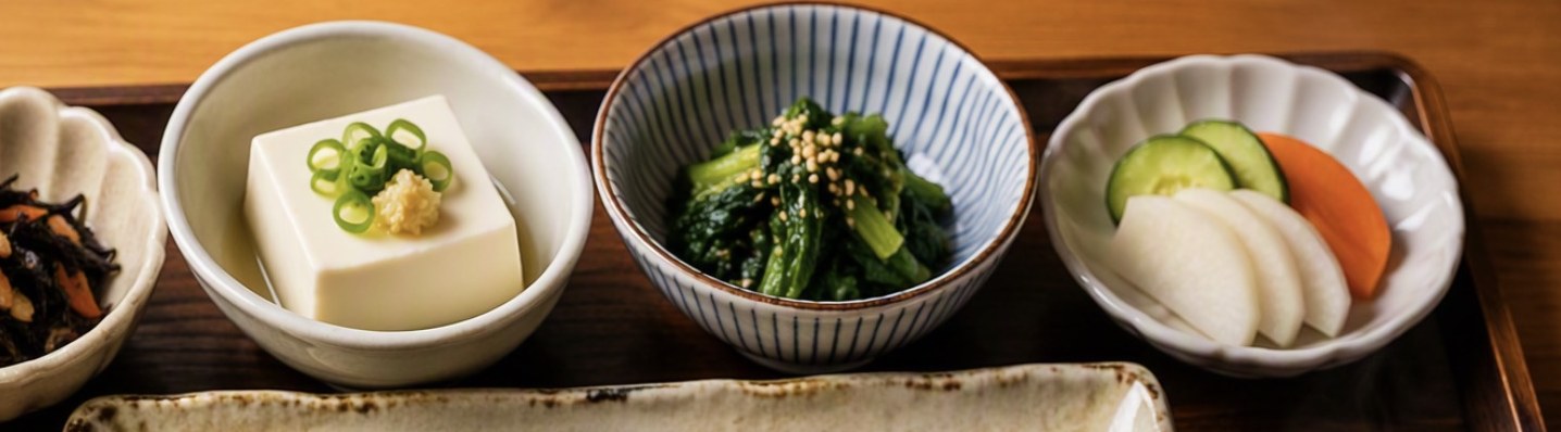 しんき食堂の料理の一例